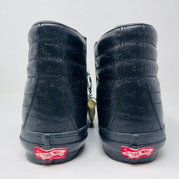 Vans Sk8 Hi Jim Goldberg Raised By Wolves Mens Size 8.5 Sneakers Black Leather - Picture 8 of 15